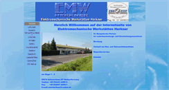 Desktop Screenshot of emwherkner.de